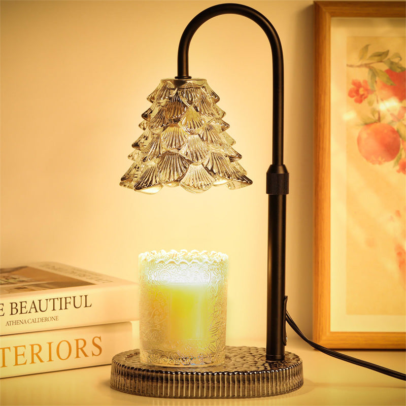 Lily Candle Warmer Lamp on bedside table