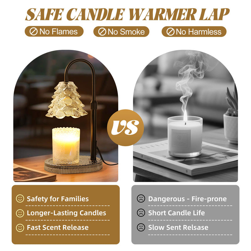 Lily Candle Warmer Lamp ambient bedroom
