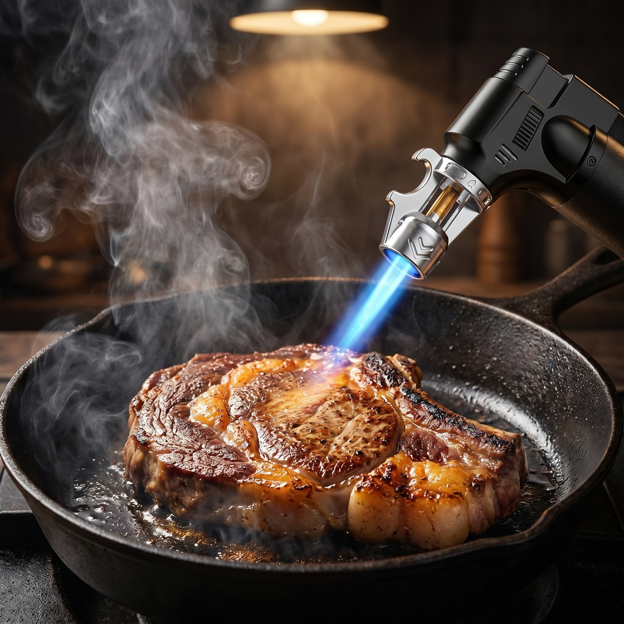 Culinary Torch — Steak Sear